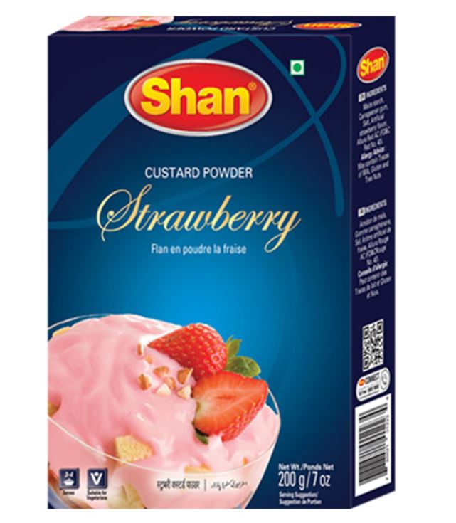 Shan Strawberry Custard Powder