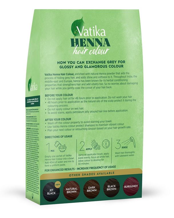 Vatika Rich Black Henna